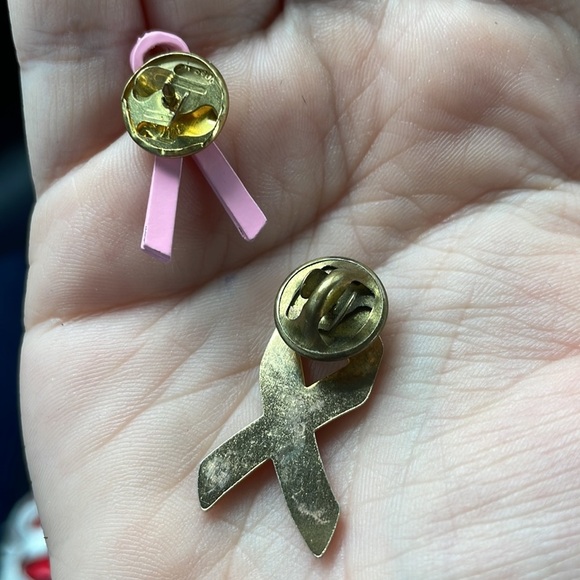 Two Breast Cancer Awareness Pins - Picture 3 of 4